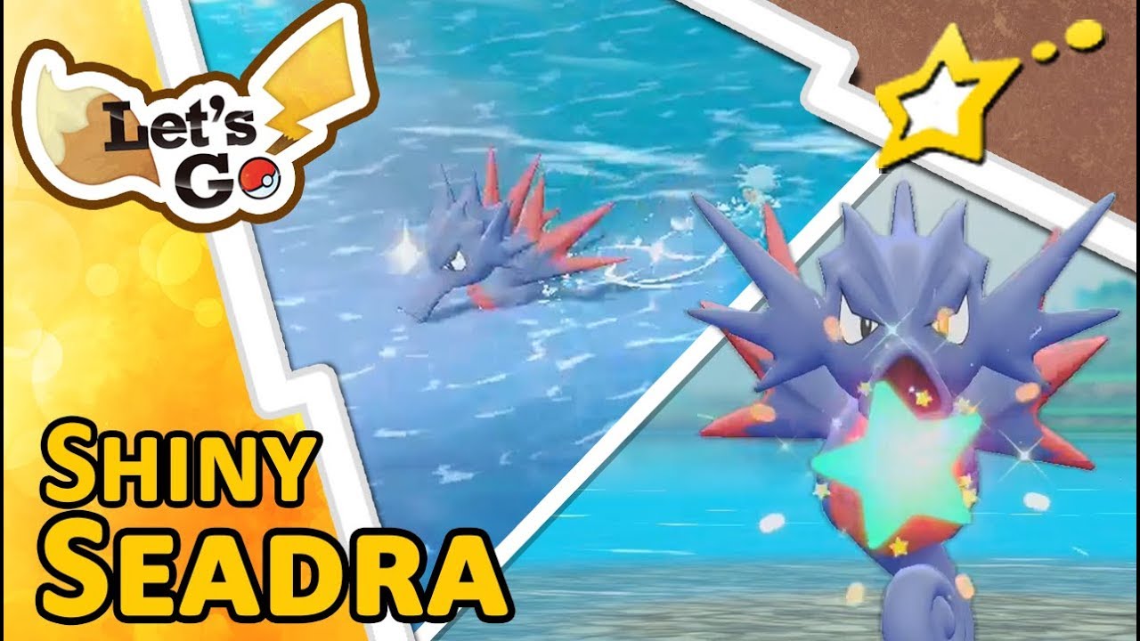 [LIVE!] Shiny Seadra after a 34 Catch Combo on Route 12! (Pokemon LGPE)
