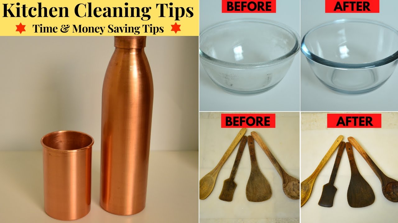 Useful Kitchen Cleaning TIPS / HACKS | Great Habits for Clean & Organized Kitchen | Urban Rasoi