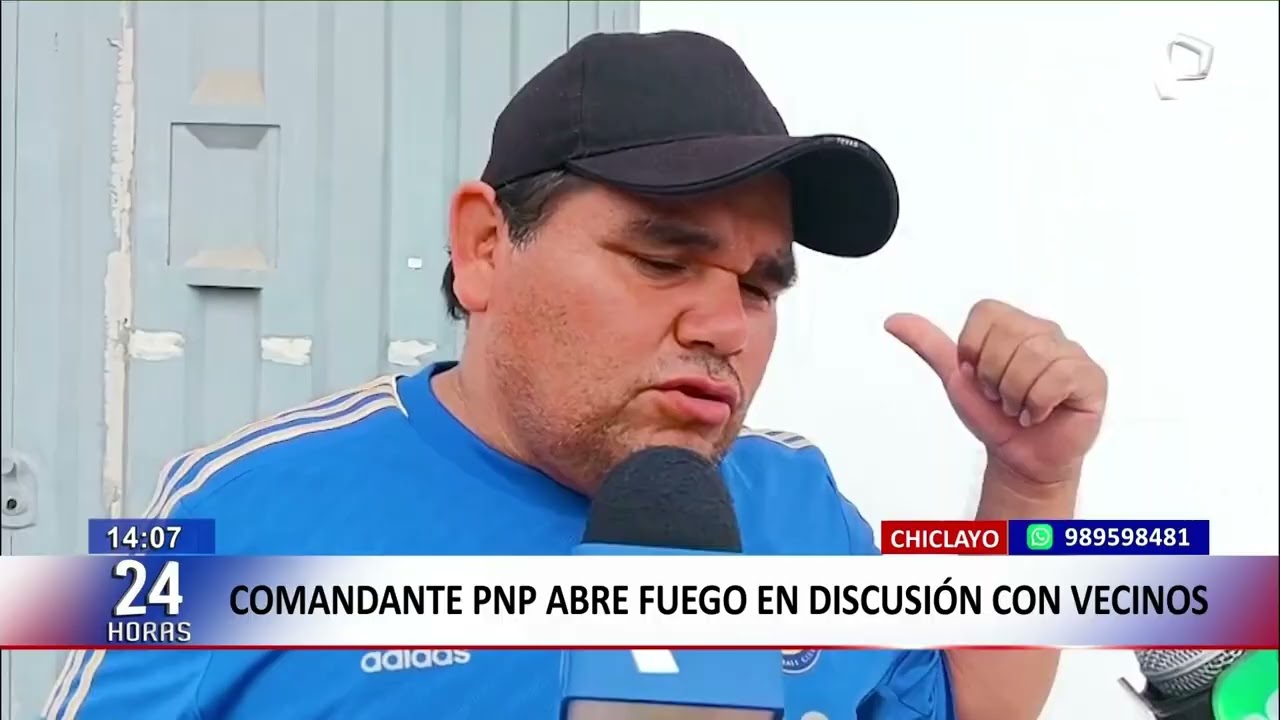 24 Horas| Comandanta PNP dispara su arma tras discutir con vecino