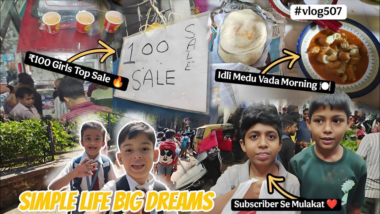 Mumbai Slum Daily Routine Vlog | ₹100 Girls Top Sale | Idli Medu Vada + Shop Business