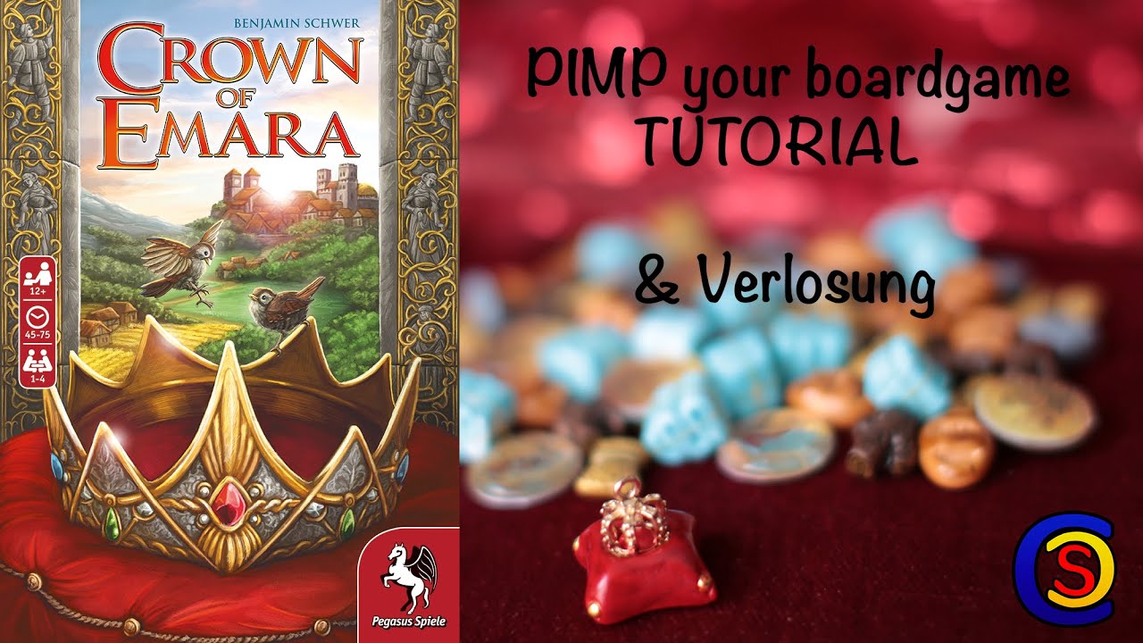 PIMP your boardgame: Crown of Emara - Tutorial & Verlosung