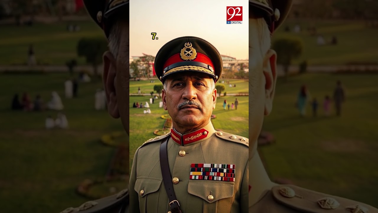 Mapping! Pakistan Army Chiefs | A Historical Timeline (1947&ndash;Present) | 92NewsHD