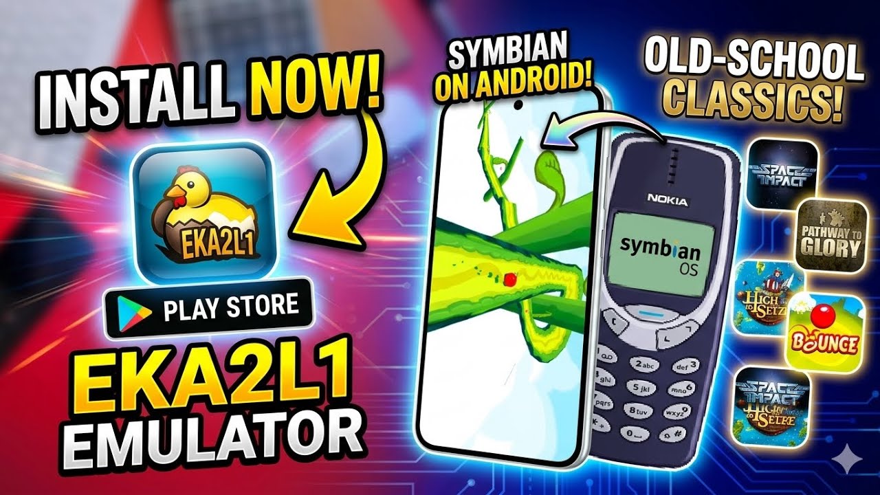 Installation video of EKA2L1 emulator runs old school classic game on your android phone full guide 