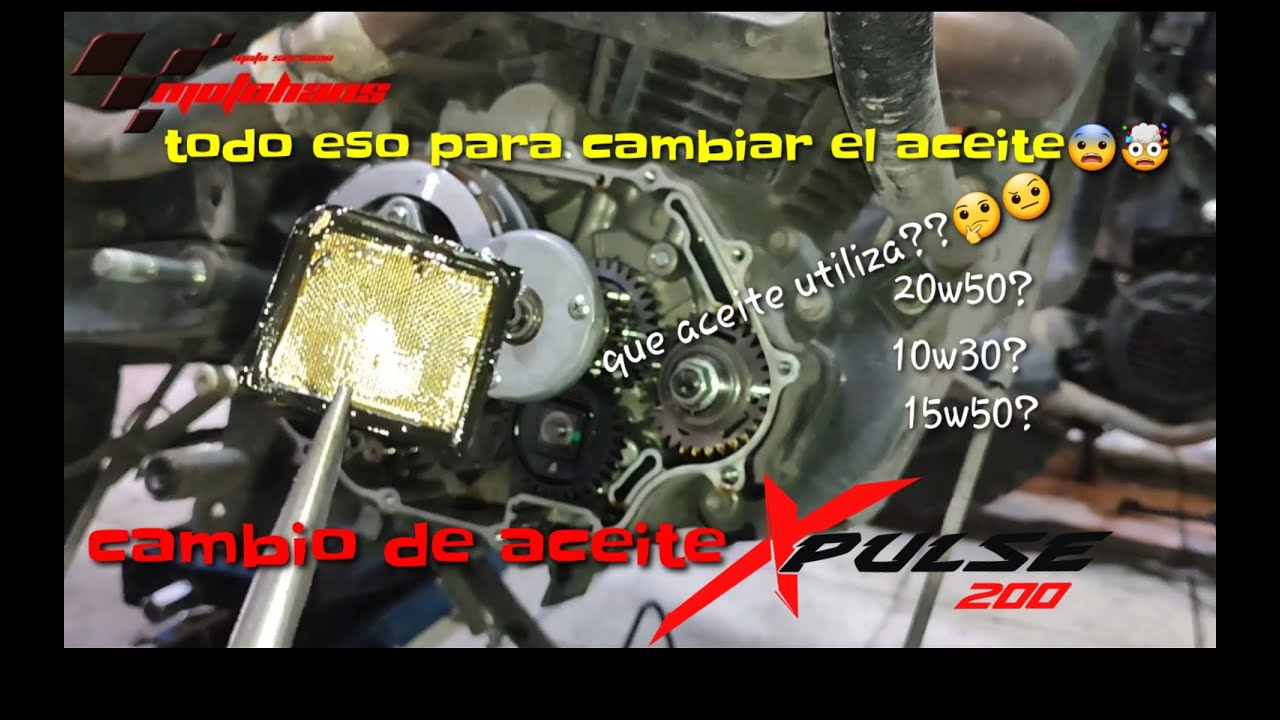 Cómo cambiar el aceite de la hero xpulse 200