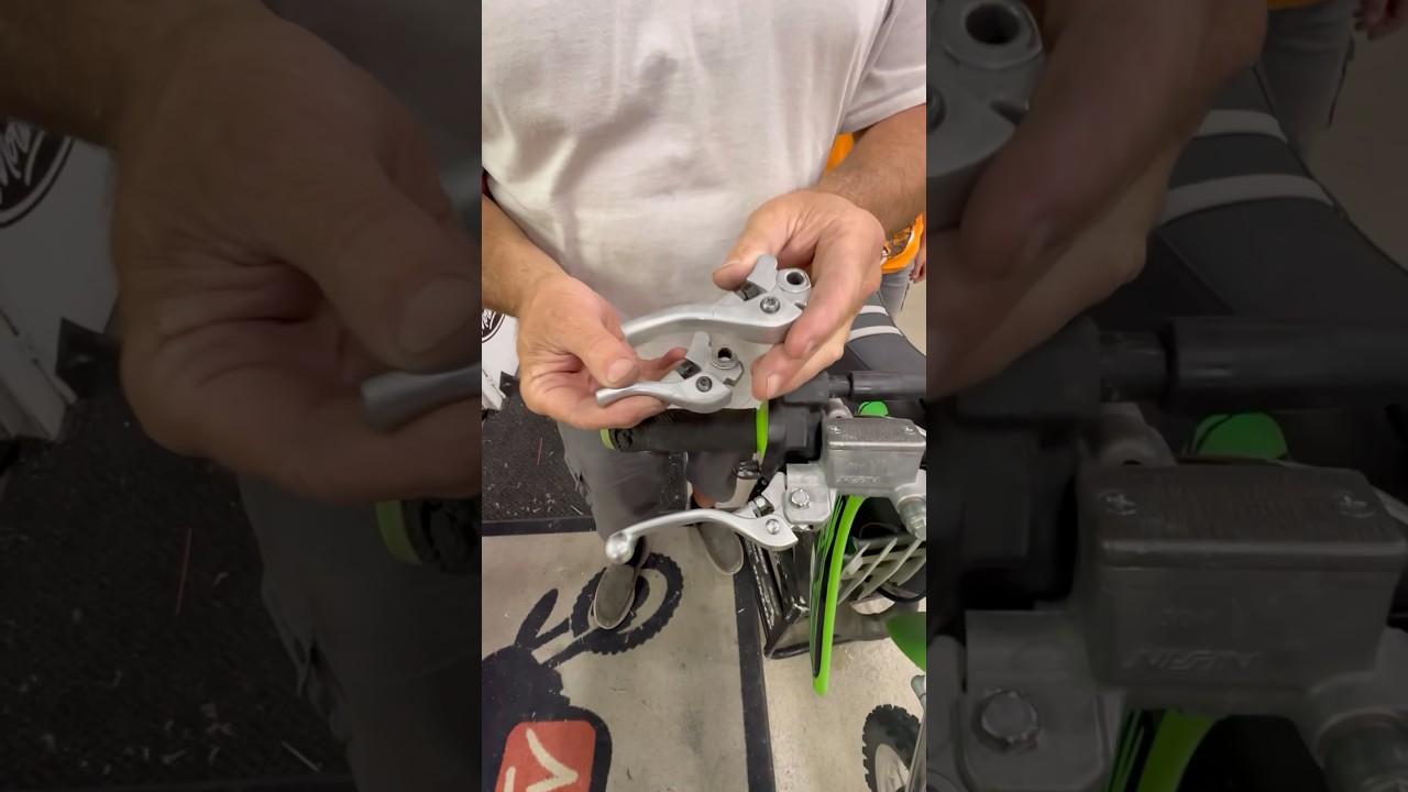 DirtBike beginner setup tip 🤯 #motorcycle #dirtbike #offroadmotorcycle