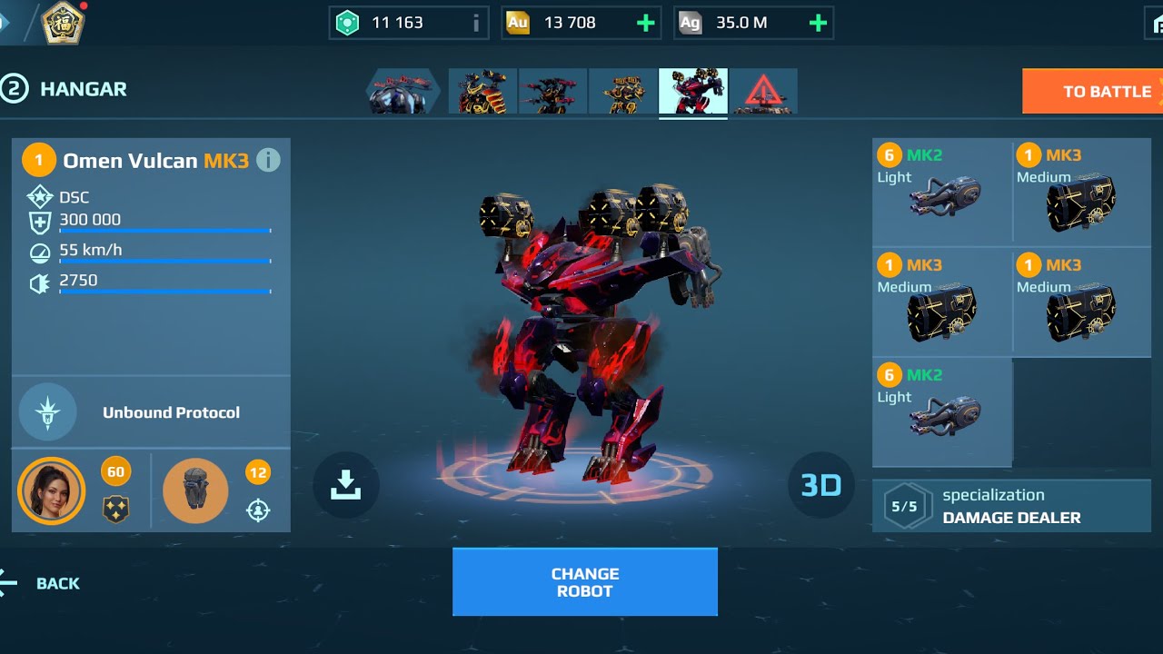 Vulcan Ultimate Orkan | War Robots Gameplay 