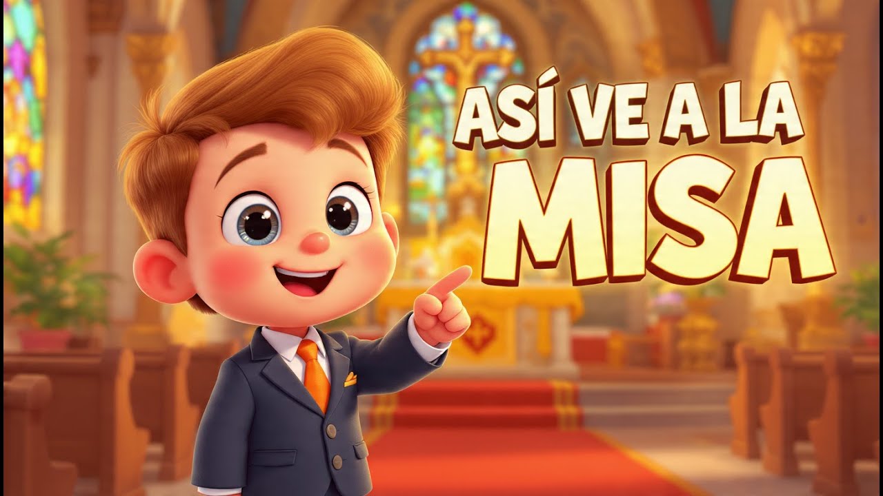¡5 PASOS para IR A MISA! ⛪ (ANIMADO PARA NIÑOS 👦👧) | PequeFe