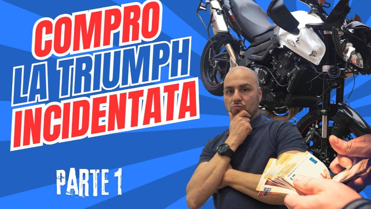 Ho comprato una Triumph Tiger 1050 INCIDENTATA! Scopriamo i danni - Parte 1