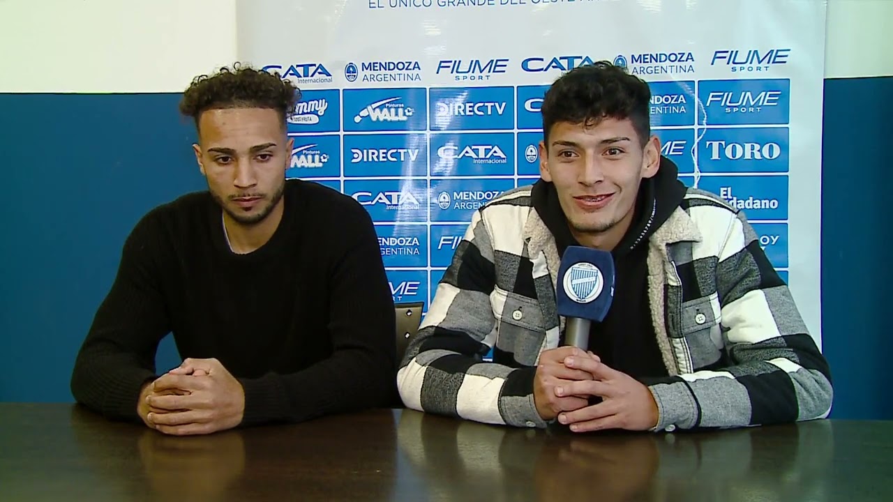 Conferencia de Prensa: Enzo Larrosa y Santiago Paiva, nuevos refuerzos de Godoy Cruz