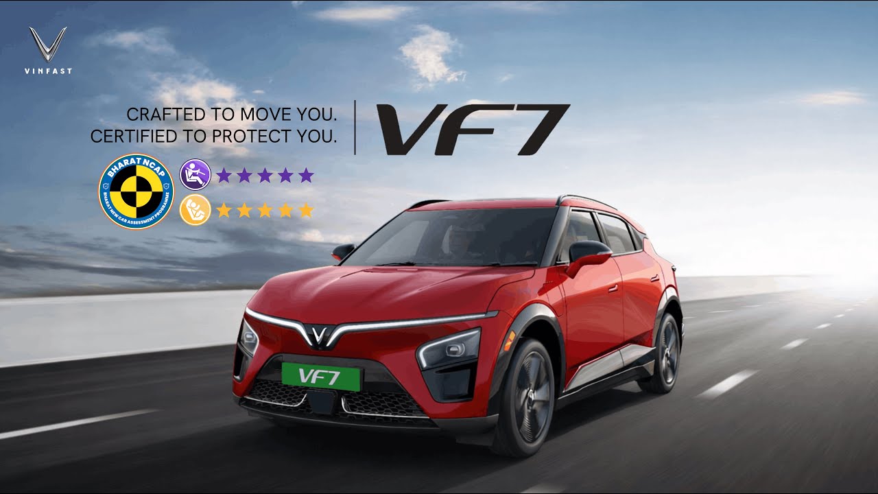 VinFast VF 7 | Sporty Sophistication. Safe By Design | BNCAP 5-star Rating