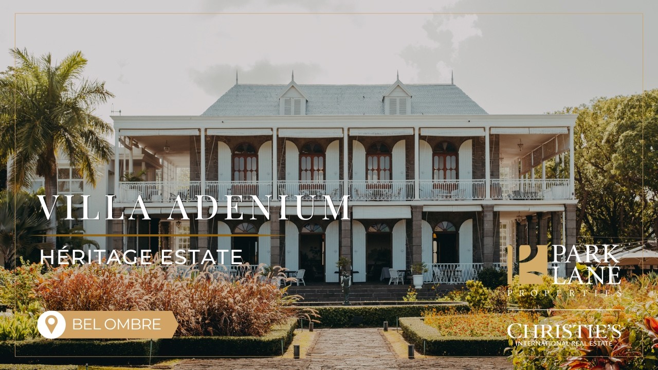 Villa Aurantium Bel Ombre - Park Lane Properties