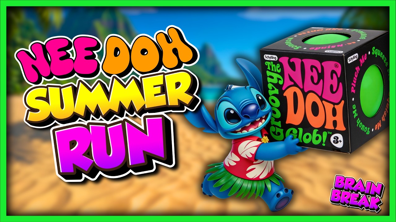 ☀️ Needoh Summer Run! Ft. Stitch ☀️ Summer Brain Break ☀️ Danny Go Noodle ☀️ Freeze Dance