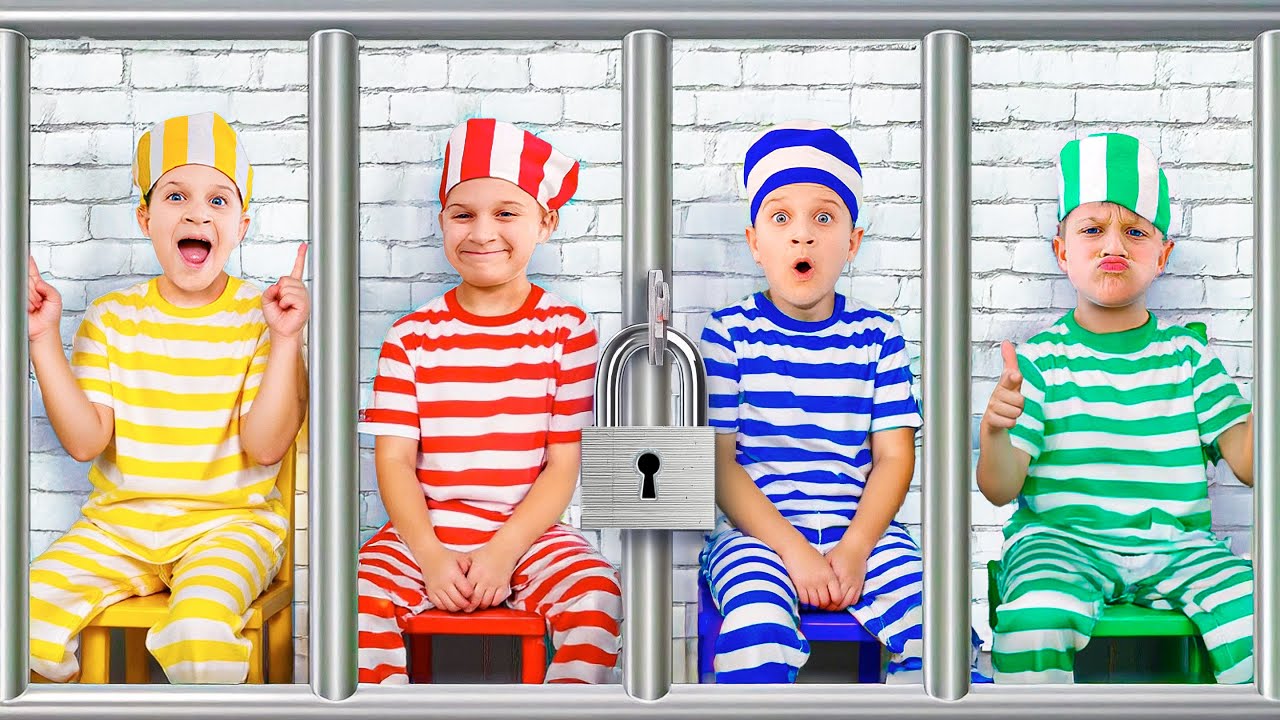 Policeman Oliver catches thieves who escaped from prison