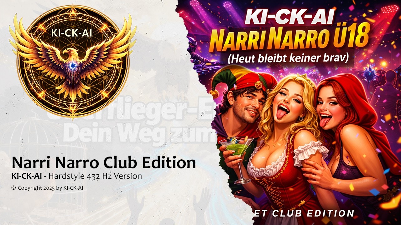 KI-CK-AI – Narri Narro Ü18 (Heut bleibt keiner brav) – 432 Hz / Afterparty Club Edition