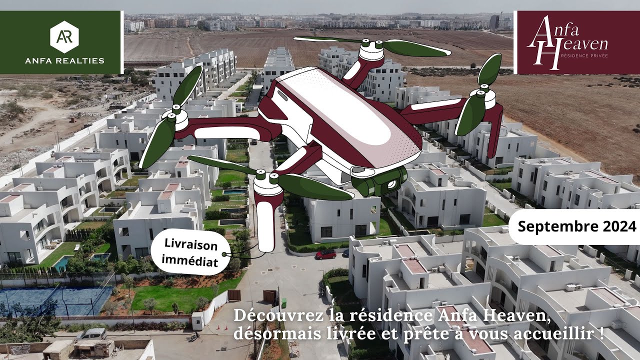 Découvrez la résidence Anfa Heaven, désormais livrée et prête à vous accueillir !