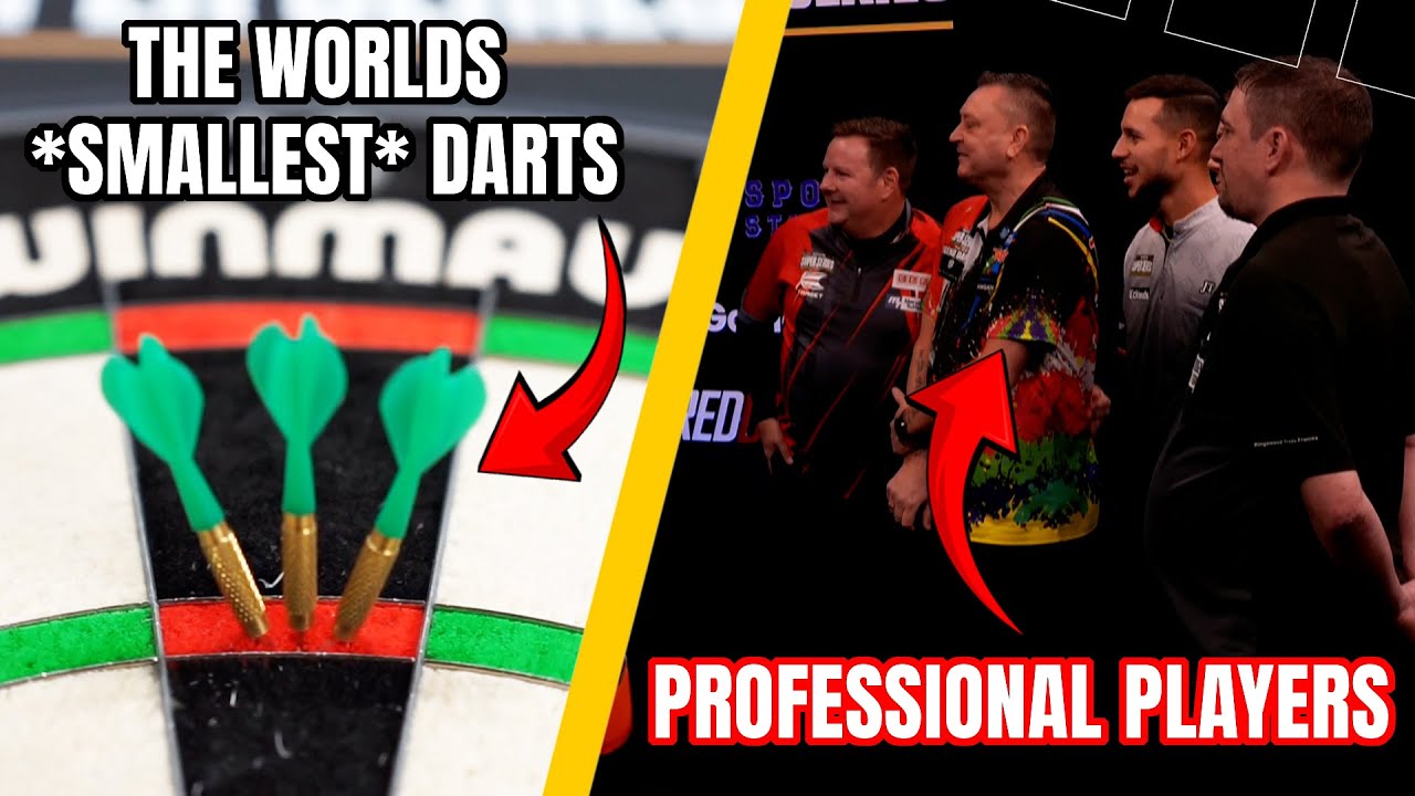 Hitting a 180 with the Worlds *SMALLEST* Darts?! 😱