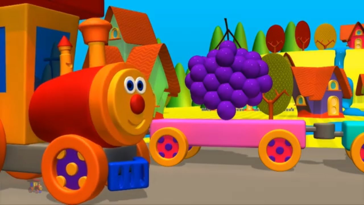 learn Fruits | Preschool Learning Videos For Children | Ben Te Train Cartoons Videos