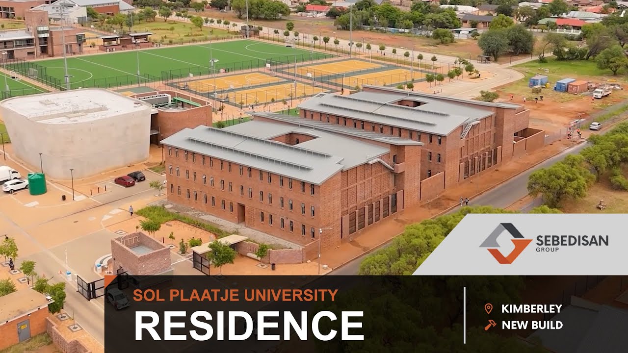 Sol Plaatje University - Timelapse of Completed New Residence Complex!