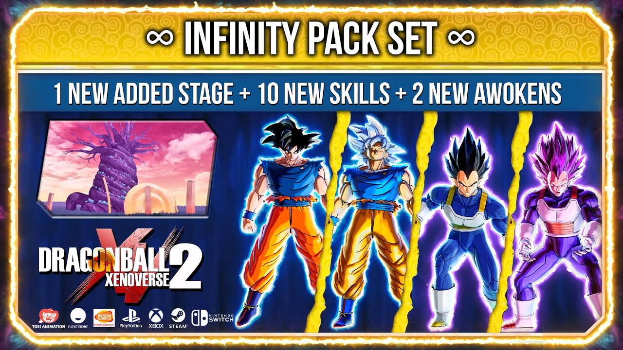 DRAGON BALL XENOVERSE 2 - NEW INFINITY PACK SET (2022 Concept)