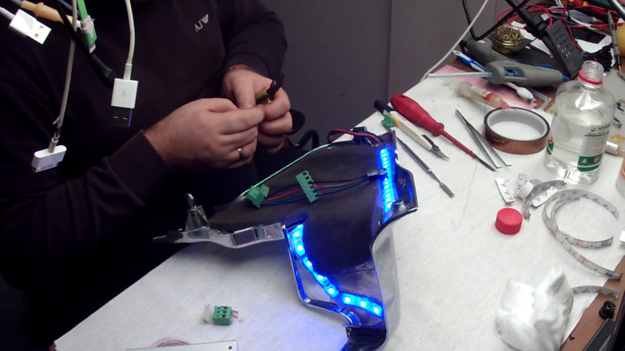 HONDA GOLD WING 1800 ПОДСВЕТКА RGB 1часть
