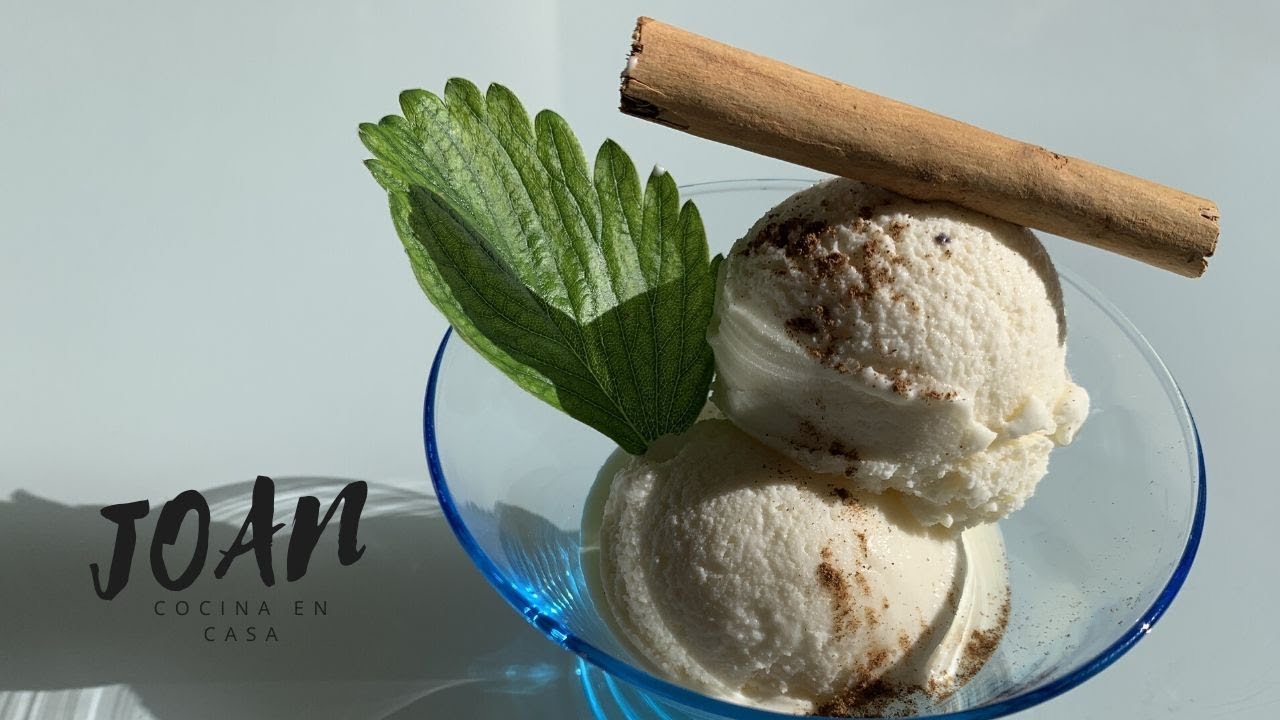 Helado casero de arroz con leche I #cocinafácil