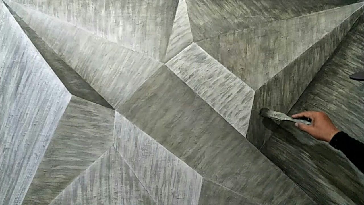 RAHASIA !! Buat Motif Wallpaper GEOMETRI 3D !! Biar Mudah Membuatnya