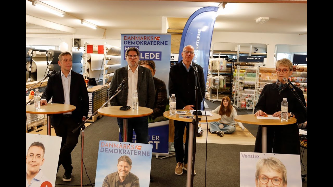 Valg debat ved  Falke møbler nr. 1