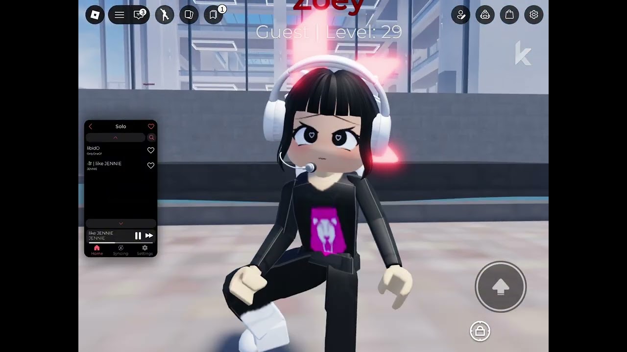 Like Jenny music video in Roblox