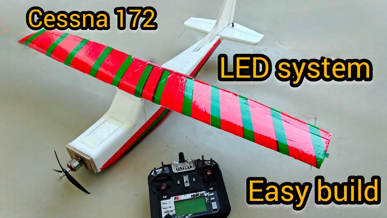 How to make Cessna 172 RC plane at home