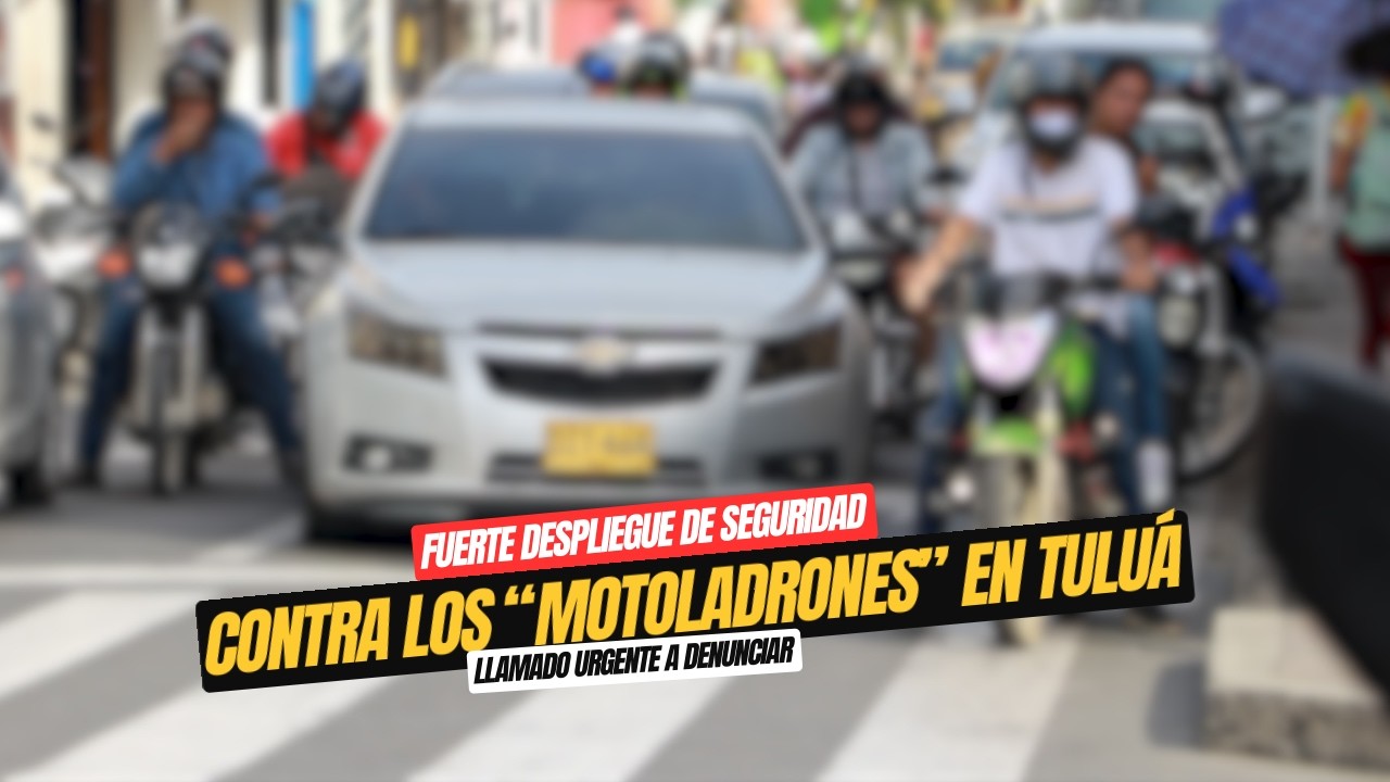 🚔 🏍️ Autoridades refuerzan operativos contra los “motoladrones” en Tuluá.