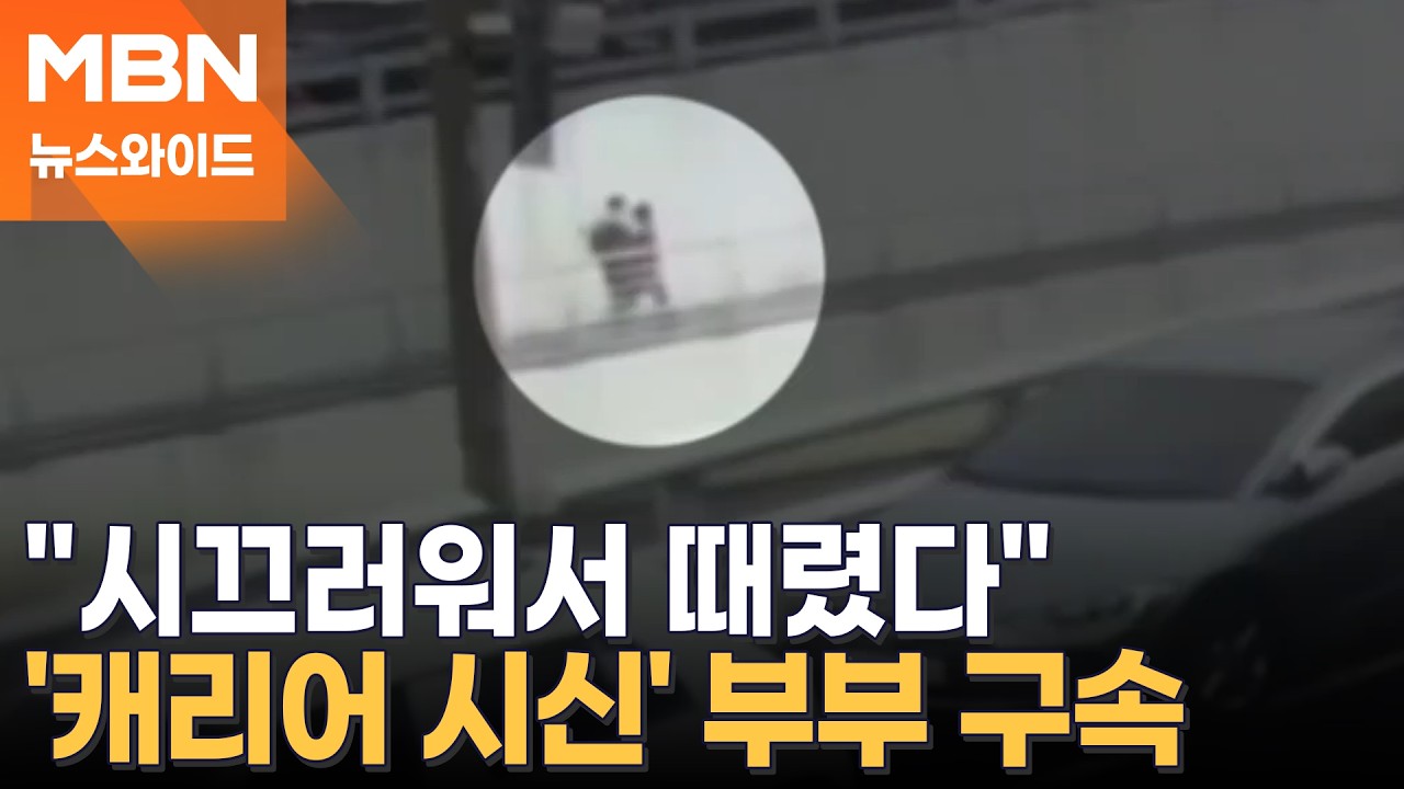 '캐리어 시신 유기' 피의자 부부 구속&hellip;범행 동기 묻자 