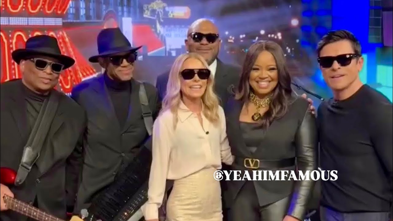 Jimmy Jam Terry Lewis Shanice & Ruben Studdard perform Medley of hits on Live with Kelly & Mark