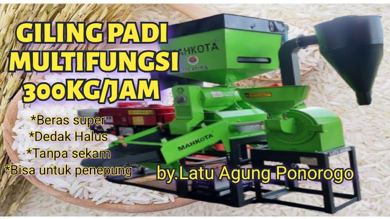 GILING PADI MULTIFUNGSI ENGINE DOBEL STATER  WA.081359113222