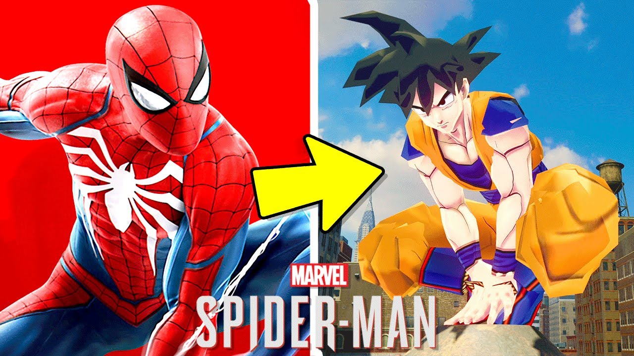 GOKU no Marvel SPIDER MAN / Homem Aranha (Mod) Pt.8