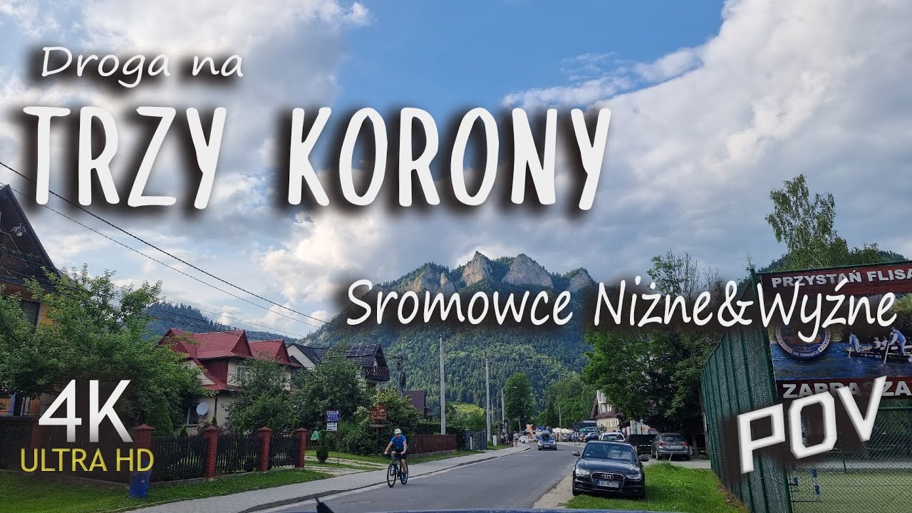 Droga na Trzy Korony Sromowce Niżne/Wyźne POV   (4K)/POV Road to 3 Korony Sromowce Niżne/Wyżne (4K)