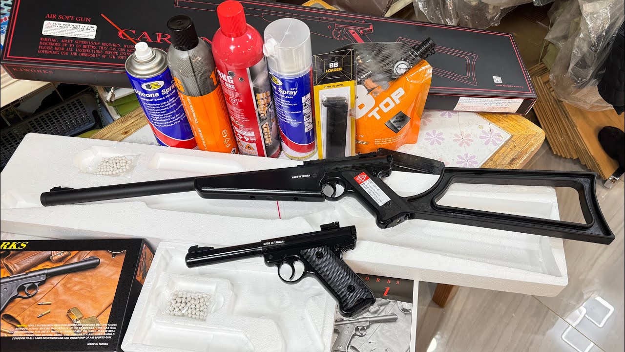 MK1 & MK1 CARBINE KJ WORK 🇹🇼ไต้หวัน ปืนยาวอัดแก๊สรีวิวทดสอบและเนาะนำการใช้งาน ทั้งแบบสั้นและแบบยาว