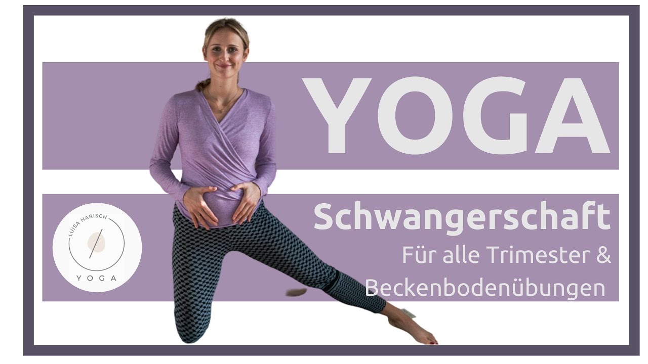 Yoga Schwangerschaft für alle Trimester | 25 Min Beckenbodenübungen | Schwangerenyoga Morgenroutine