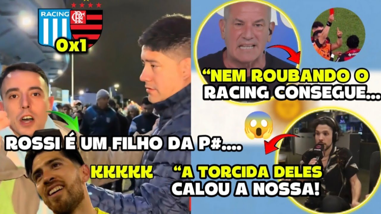 🚨OLHA ISSO! TV ARGENTINA E TORCIDA DO RACING NÃO ACREDITAM APÓS ELIMINAÇÃO!