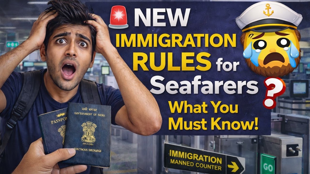 New Immigration Rules for Seafarers | What You Must Know | Do NOT Use E-Gates | FTI-TTP
