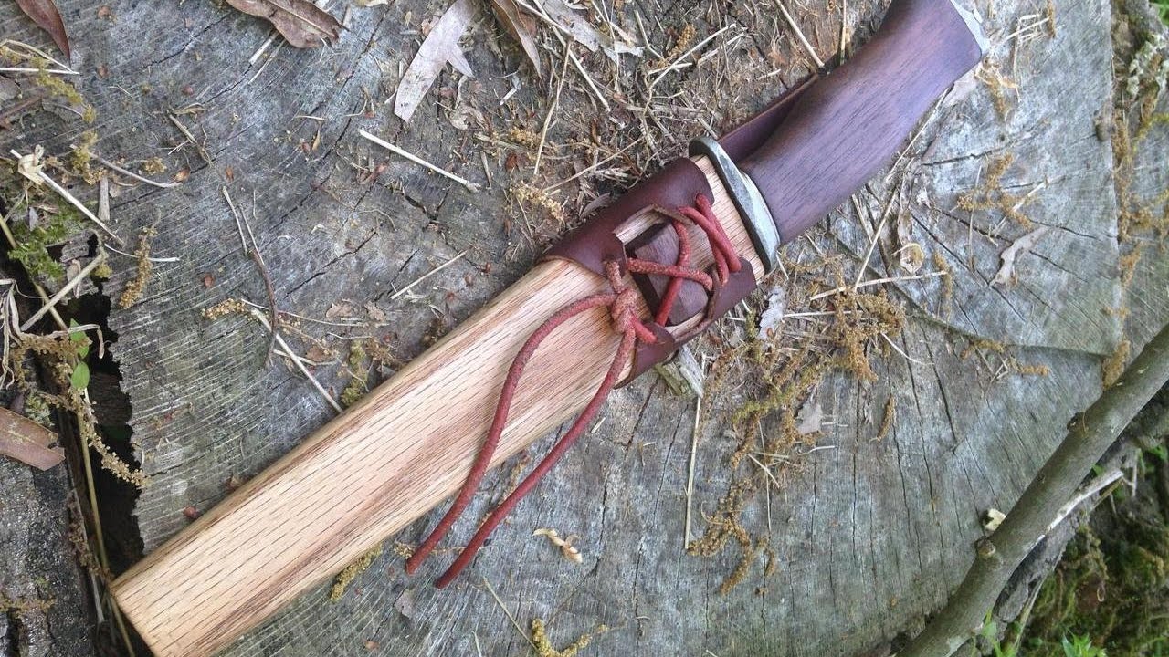 Making a Scabbard and Frog for a Knife