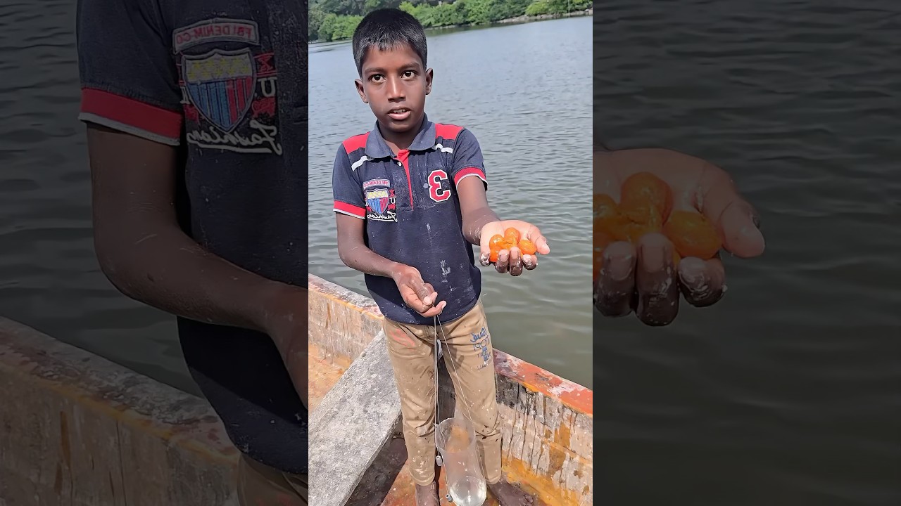 4. Ловить рыбу всего лишь с помощью бутылки чего-то?! #рыба #удивительно #знания