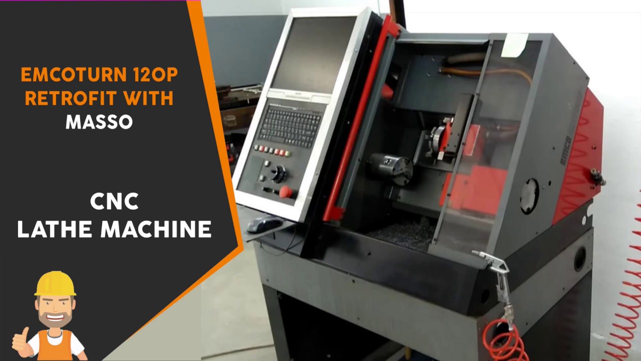Emcoturn 120p lathe retrofitted with MASSO CNC controller
