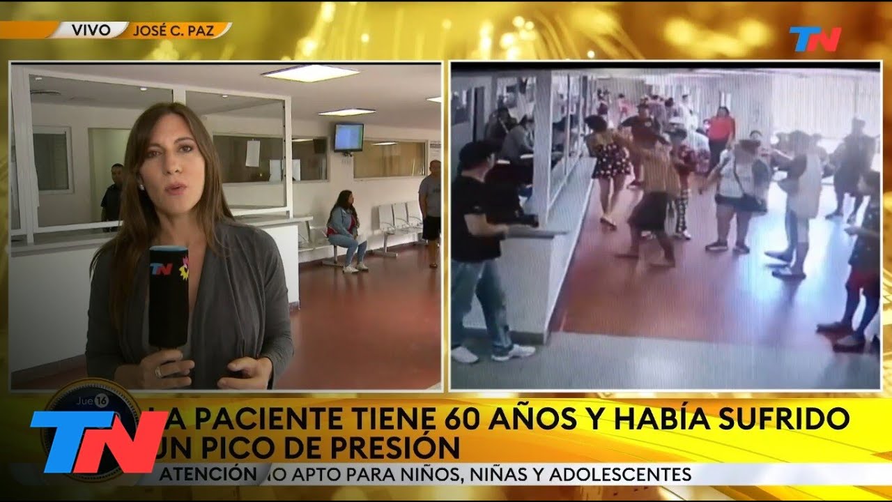 JOSÉ C PAZ I Violencia y destrozos en un hospital porque no había cama para trasladar a una paciente