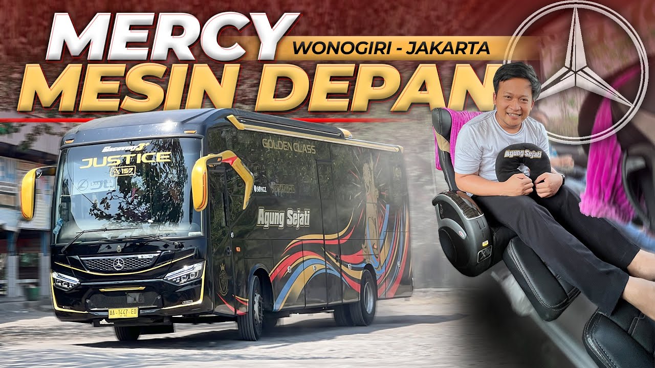 INI DIA BUS MESIN DEPAN TERMEWAH ‼️Agung Sejati Wonogiri Jakarta Mercy 1623