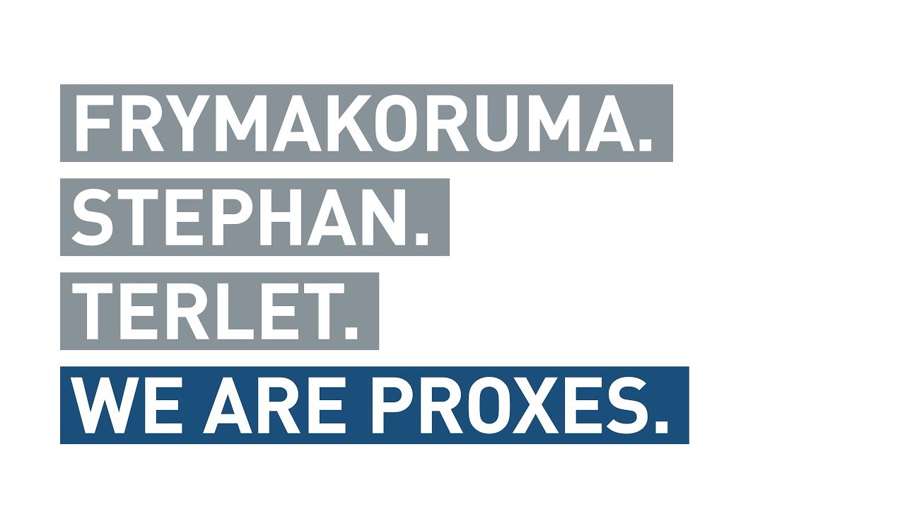 About ProXES |  FrymaKoruma Stephan Terlet | Leading Process Technology Brands Under One Roof