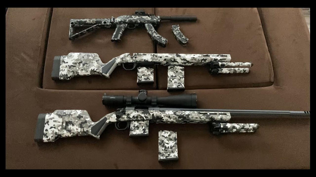 Digital Camo Painting Walkthrough Duracoat Cerakote