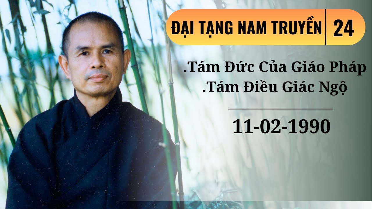 Kinh Tăng Chi Bộ [ĐTK Nam Truyền 24] | TS Thích Nhất Hạnh(11-02-1990, Làng Mai)