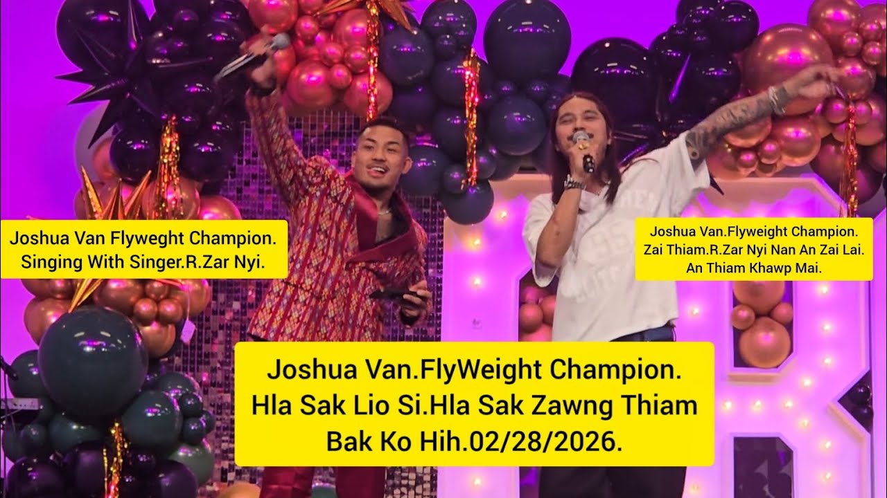 Singer.R.Zar Nyi Le Joshua Van.Flyweight Champion.Hla An Sak Lio.02/28/2026.
