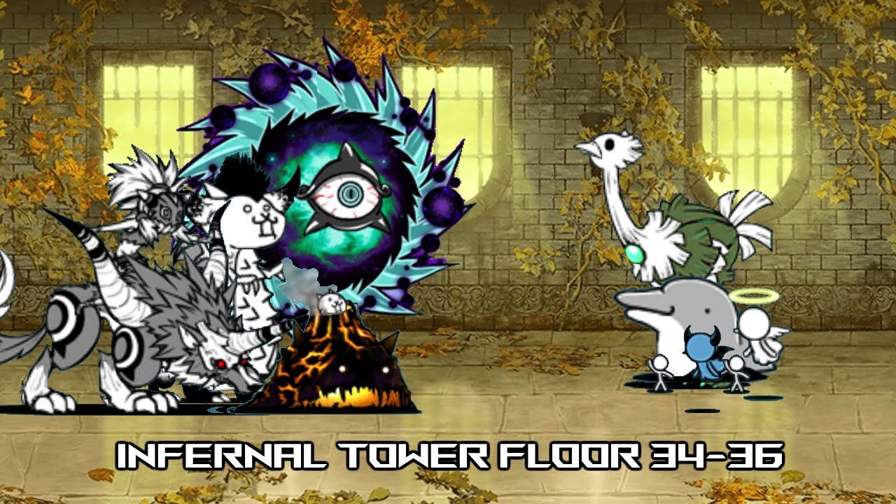 Infernal Tower: Floor 34, Floor 35 and Floor 36 - The Battle Cats