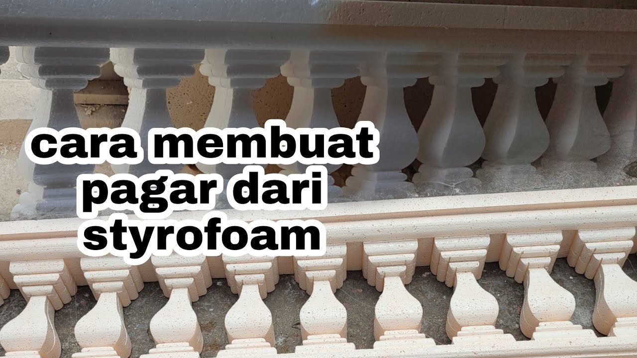 cara membuat pagar. dekorasi styrofoam.. mudah & cepat. #dekorasi #pelaminanmodern #ukiran #wedding